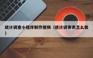 济源统计调查小程序制作视频（统计调查表怎么做）